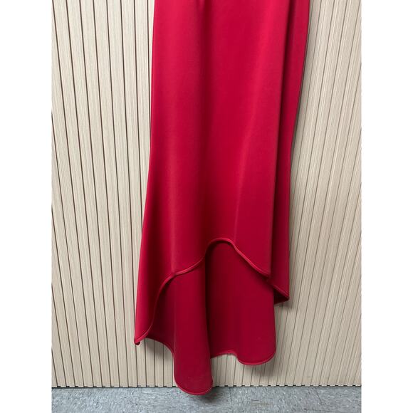 Black Halo Cadencia One-Shoulder Gown Pink Women’s Size 8 - Picture 6 of 10